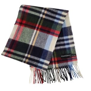 BERNARD DENAULT Plaid Wool cashmere blend Scarf - one size